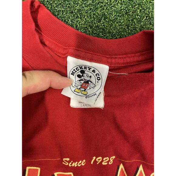 Mickey Mouse Red New Sample T-Shirt w/Yellow Pants Rare from Mickey & Co Vintage - Picture 5 of 7